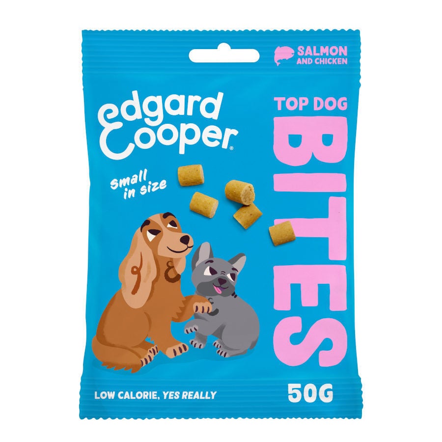 Edgard & Cooper Snacks Mini de Salmão e Frango para cães , , large image number null